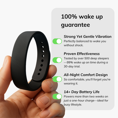 FitSleeper™ – The Wrist Vibration Alarm Watch