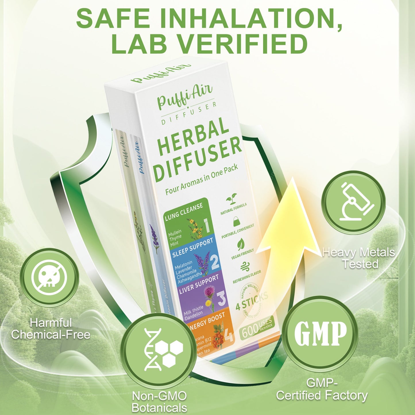 NaturaPuff Diffuser – 600 Uses