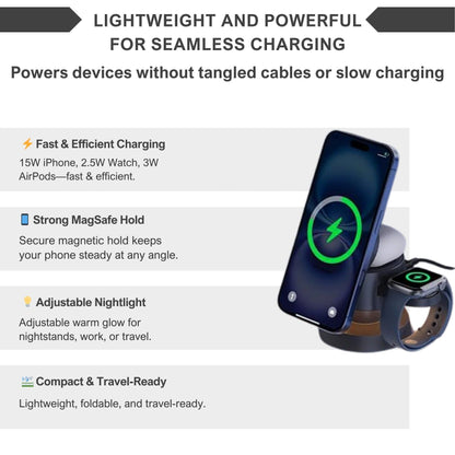 TriCharge™ 3-in-1 MagSafe Charging Station